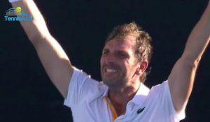 Open d'Australie 2018 - Julien Benneteau vainqueur de David Goffin : "C'est que du bonheur"