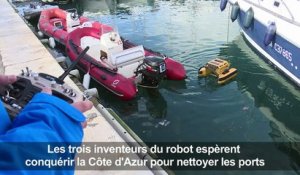 Le "robot méduse", un aspirateur à déchets flottant