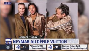 Fashion Week : Neymar brille au défilé Vuitton