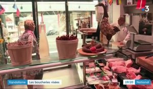Vandalisme : les boucheries visées par des militants anti-viande
