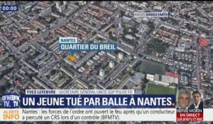 Nantes: un jeune homme tué par balle à la suite d'un contrôle de police