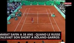 Marat Safin a 38 ans : quand le Russe enlevait son short à Roland-Garros (vidéo)