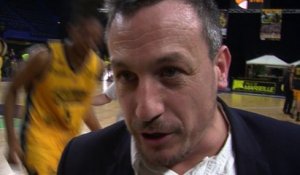 Rémi Giuitta, l'entraîneur de Fos Provence Basket