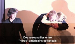 Retrouvailles entre "héros" américains et français du Thalys