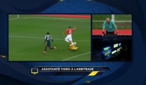 Coupe de la Ligue - 1/2 finale : Monaco - Montpellier - L'assistance vidéo annule un penalty à Monaco