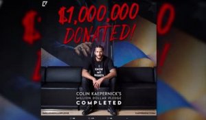 Colin Kaepernick Completes #MillionDollarPledge