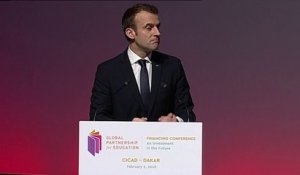 Emmanuel Macron promet 200 millions d'euros au Partenariat mondial pour l'éducation