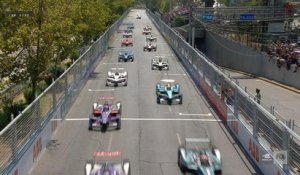 Formule E - Grand Prix de Santiago - Le départ de la course