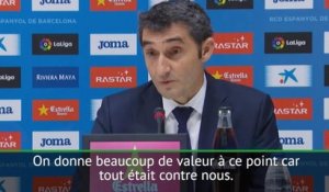 22e j. - Valverde : "Beaucoup de valeur dans ce match nul"