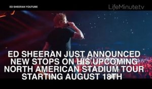 Ed Sheeran Announces New Tour Dates