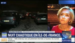 Neige: On devrait pouvoir mieux prévoir “la mise en oeuvre d’un plan d’urgence”, dit Valérie Pécresse, présidente du conseil régional d’Ile-de-France