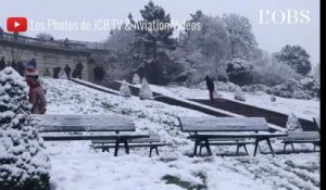 Neige : Paris devient une piste de ski géante