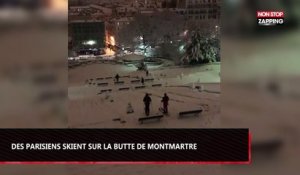 Neige à Paris : Quand la capitale devient une station de ski (Vidéo)