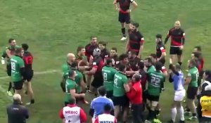 Géorgie : Un match de rugby se termine par une grande bagarre générale !