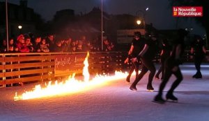 VIDEO. Patinoire inaugurée à Amboise