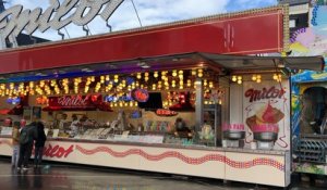 Fête foraine pendant le Carnaval de Granville