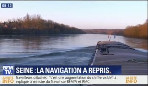 À Paris, la navigation fluviale reprend progressivement après la crue