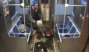 Il met le feu au métro quand la police vient l'arrêter