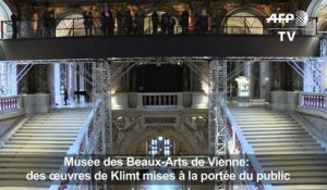 Autriche: des oeuvres inaccessibles de Klimt visibles de près