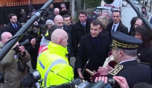 Villeneuve-Saint-Georges: Macron interpellé par des sinistrés