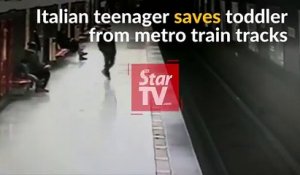 Milan : un adolescent sauve un enfant des rails du métro