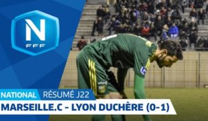 J22 : GS Marseille Consolat - Lyon Duchère AS (0-1), Le résumé