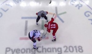 JO 2018 : Hockey sur glace - Les athlètes olympiques russes surclassent les États-Unis