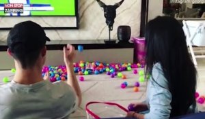 Quand Cristiano Ronaldo s'éclate avec des jeux pour bébés (vidéo)