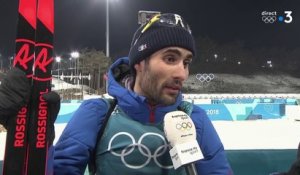 JO 2018 : Biathlon - Mass start hommes / Martin Fourcade : "Je me suis vu second"