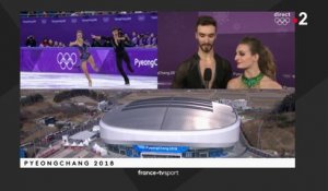 JO 2018 : Danse sur glace / Papadakis/Cizeron : "Difficile avec un problème de costume, on est déçu"