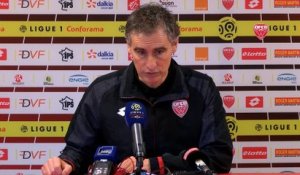 Conférence de presse d'Olivier Dall'Oglio avant ESTAC Troyes-DFCO