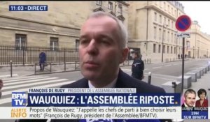 François de Rugy estime que "Laurent Wauquiez devrait s'excuser devant les Français"