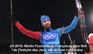 JO-2018: Fourcade devient le Français le plus titré