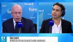 Eric Ciotti : Wauquiez "est une cible, car il gêne le président Macron"