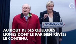 Jean-Marie Le Pen sur sa fille Marine : "J'ai pitié d'elle"