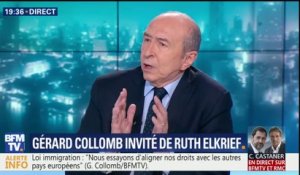 Asile et immigration: Gérard Collomb se dit confiant sur le vote du texte par la majorité