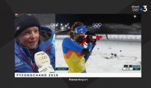 JO 2018 : Biathlon - Relais 4x6 km Femmes  / Dorin-Habert : "Mon dernier départ"