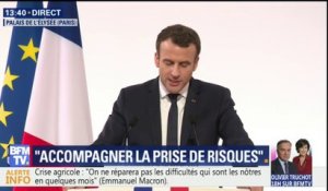 "Nous devons combler notre retard", déclare Macron à propos de l’agriculture bio