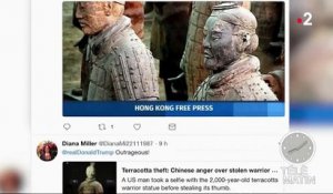 Le doigt d’une statue chinoise volé aux Etats-Unis