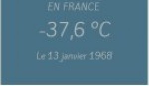 Les records de froid en France et dans le monde