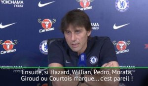 28e j. - Conte : "Peut importe si c'est Morata, Giroud ou Courtois qui marque"