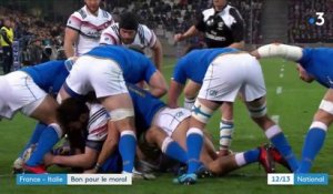 Rugby : le XV de France met fin à près d'une année sans victoire