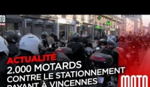 Manifestation FFMC Vincennes contre le stationnement payant