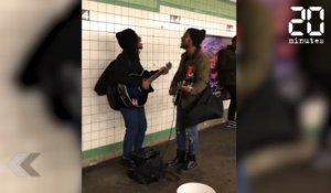 Une performance incroyable dans le métro - Le Rewind du lundi 26 février 2018