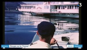 Annecy : plongée sur le France, le paquebot coulé en 1971