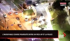 Los Angeles : L’incroyable course poursuite entre un pick-up et la police (Vidéo)