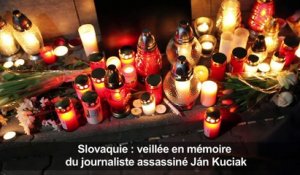 Slovaquie: veillée en mémoire d'un journaliste assassiné