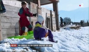 Neige : du jamais vu en Corse depuis 30 ans