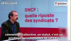SNCF: Philippe Martinez muscle son jeu, «on est gonflés à bloc»