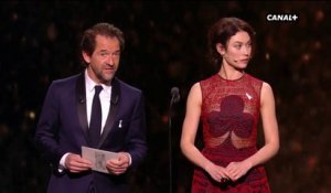 Olga Kostyantynivna et Stéphane De Groodt remettent le César de la meilleure adaptation - César 2018